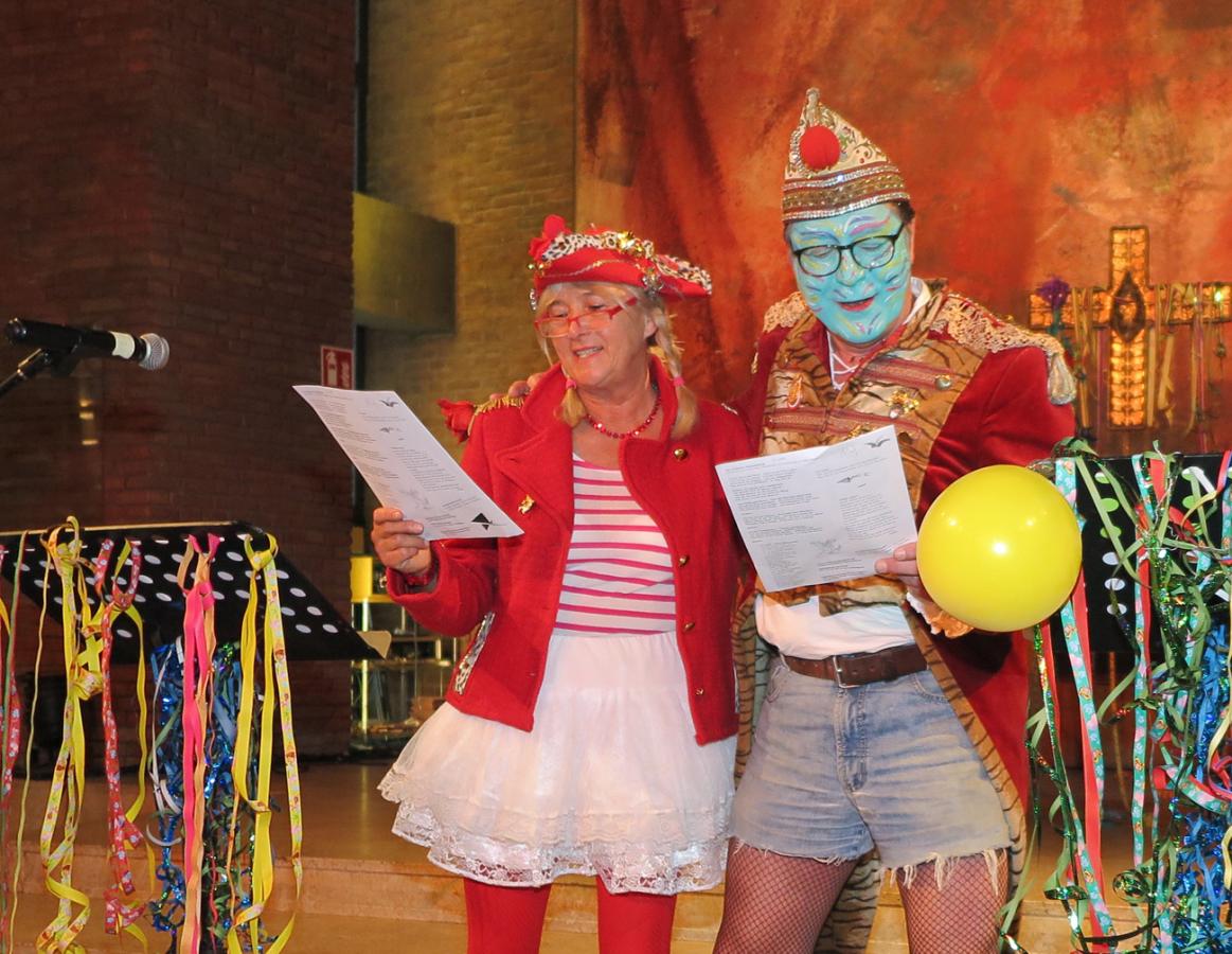 Karnevalsgottesdienst 2017 - Hans Moertter und Gaby Falk / Foto: Lothar Wages